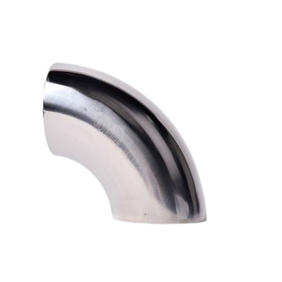 Stainless Steel 304 316 Pipe Fitting SR LR 90 Degrees 45 Degrees Street Welding Tri Clamp Elbow