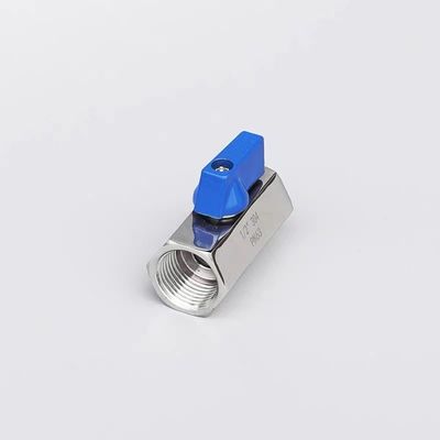 Equal Mini Ball Valve 1/8" WZ Stainless Steel 304 316 FF 1000PSI/PN63 Screw Manual
