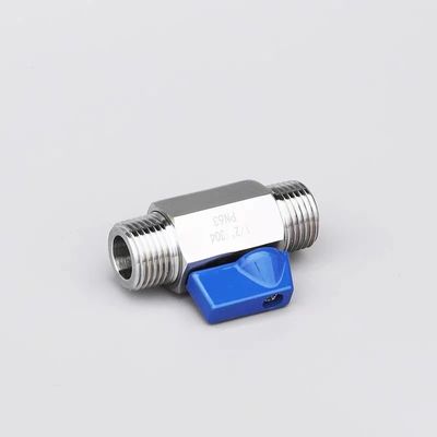 Equal Mini Ball Valve 1/8" WZ Stainless Steel 304 316 FF 1000PSI/PN63 Screw Manual