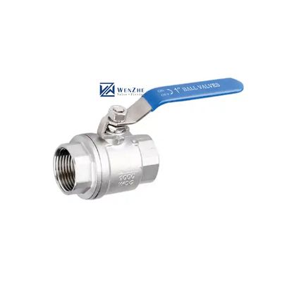 Custom SS 304 Ball Valve 3A DIN NPT BSPT BSPP Head Code Cylindrical Silver 2
