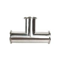 Customized Sanitary Stainless Steel Tri Clamp Tee for Equal Connection in Bathroom