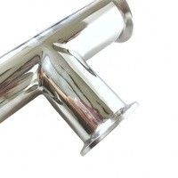 Customized Sanitary Stainless Steel Tri Clamp Tee for Equal Connection in Bathroom