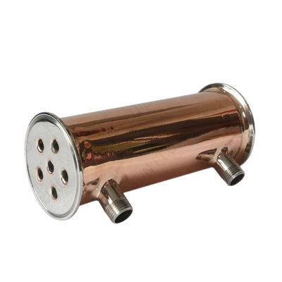 Cylindrical Head Code Stainless Steel 304 316 Tri Clamp Dephlegmator Reflux Condenser