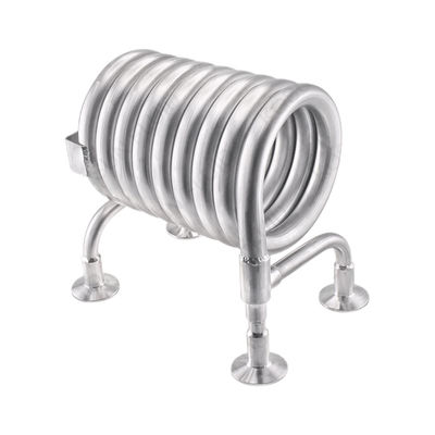 Cylindrical Head Code Stainless Steel 304 316 Tri Clamp Dephlegmator Reflux Condenser