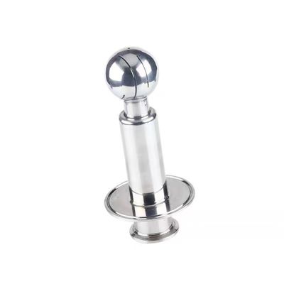 Sanitary Rotary Double Clamped CIP Spray Cleaning Ball for Food Grade Golf Ball Wash