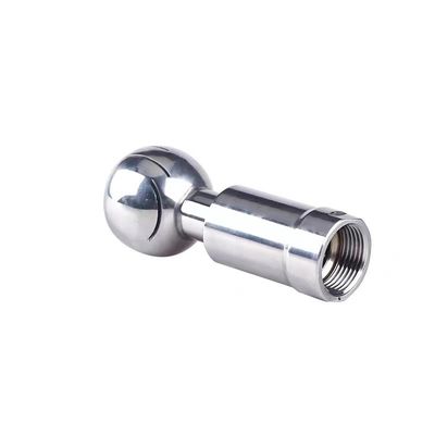 WZ SS 304 316 316L Tri Clamp Sanitary Hose Joint with 360 Rotary Cleaning Ball