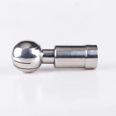WZ SS 304 316 316L Tri Clamp Sanitary Hose Joint with 360 Rotary Cleaning Ball