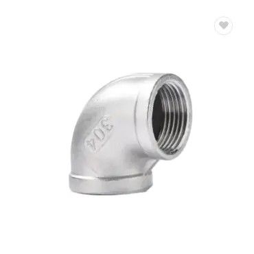 201 304 Stainless Steel Cylindrical Head Code 90/45 deg Elbow Plumbing Pipe Fittings