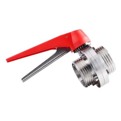 WZ Stainless Steel 304 316 316L Threaded Butterfly Valve Equal 1/8"--4" for DIN 3A SMS
