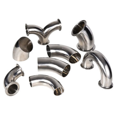 WZ ISO Standard Size 4 Way Elbow Pipe Fitting in Stainless Steel 304/316 for Sanitary