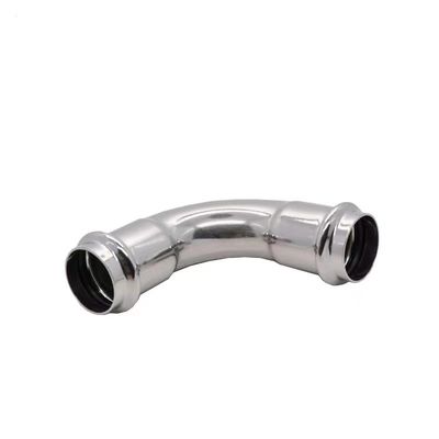 WZ Customized Support OEM Stainless Steel 304 316 Press Fittings for Plumbing Systems