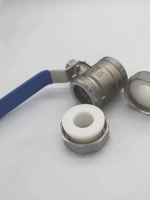 Stainless Steel Double Union Hot Welding Water Ball Valve for Industrial Applications