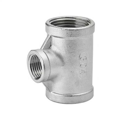 Stainless Steel Fittings Connector Joint NPT BSPT Reducer Tee Cross Conical Union M/F