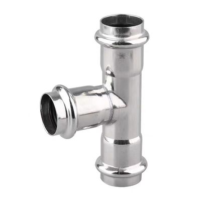 Thin-Wall Pressure Equal Diameter Tee in Stainless Steel 304 316 for Water Supply System