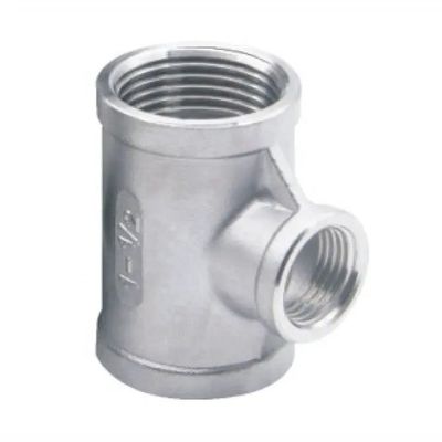Stainless Steel Fittings Connector Joint NPT BSPT Reducer Tee Cross Conical Union M/F