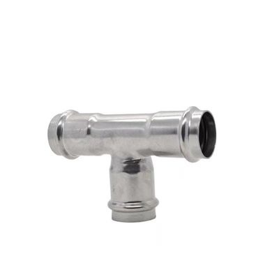 Thin-Wall Pressure Equal Diameter Tee in Stainless Steel 304 316 for Water Supply System