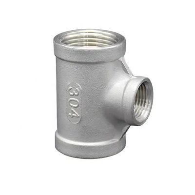 Stainless Steel Fittings Connector Joint NPT BSPT Reducer Tee Cross Conical Union M/F