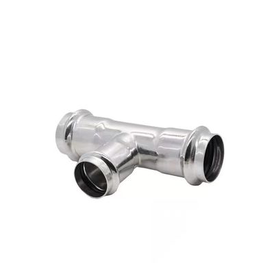 Thin-Wall Pressure Equal Diameter Tee in Stainless Steel 304 316 for Water Supply System