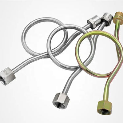 WZ Stainless Steel 1/2 Male to Female Pressure Gauge Ring Syphon for Pressure Gauges
