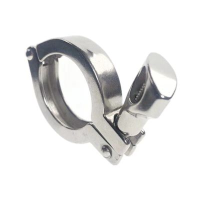 CLAMP Connection Sanitary Stainless SS304 SS316L Tri Clamp Single Pin for OEM Support