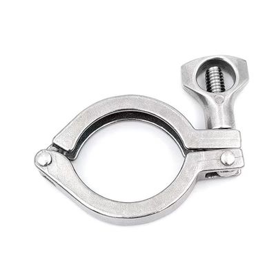 CLAMP Connection Sanitary Stainless SS304 SS316L Tri Clamp Single Pin for OEM Support