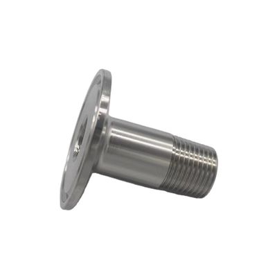 Square Head Code Sanitary Male Thread Ferrule Adapter for DIN/SMS/ISO/3A Standard