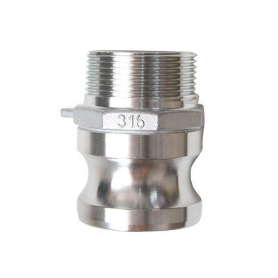 Stainless Steel 304 316 Camlock Quick Couplings Type F BSPT NPT Threaded for Equal Size