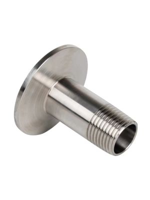 Square Head Code Sanitary Male Thread Ferrule Adapter for DIN/SMS/ISO/3A Standard