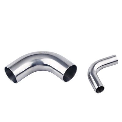 Silver Casting Stainless Steel Mirror Finish Seamless Pipe Long Radius Weld 90 Degree Elbow