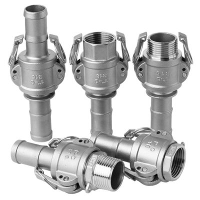 ODM Supported Stainless Steel 304 316 Camlock Quick Coupling Type B BSPT NPT Threaded