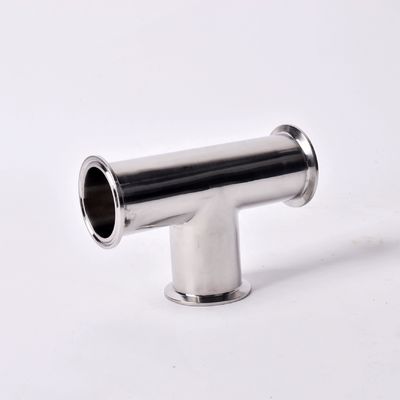 Customized Welding Connection Polished SS304/316L Sanitary Fittings Clamped Reduce Tee