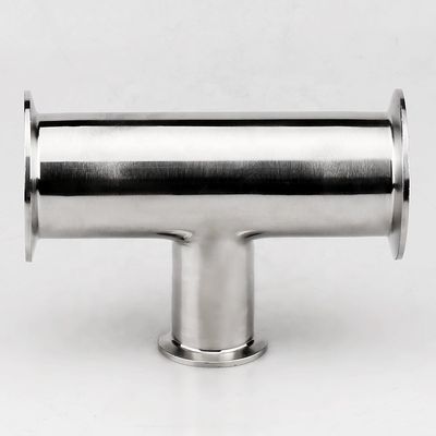 Customized Welding Connection Polished SS304/316L Sanitary Fittings Clamped Reduce Tee