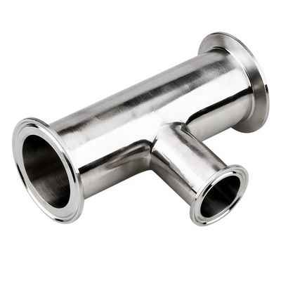 Customized Welding Connection Polished SS304/316L Sanitary Fittings Clamped Reduce Tee