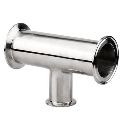 Customized Welding Connection Polished SS304/316L Sanitary Fittings Clamped Reduce Tee