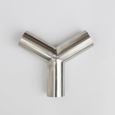 Guaranteed Stainless Steel304 316 Pipe Fitting 45degree Tee Y Type Tee with Equal Casting