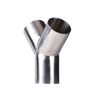 Guaranteed Stainless Steel304 316 Pipe Fitting 45degree Tee Y Type Tee with Equal Casting