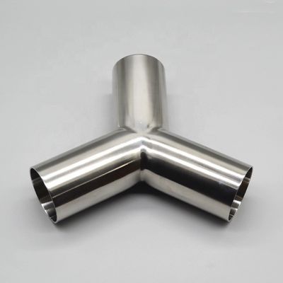 Guaranteed Stainless Steel304 316 Pipe Fitting 45degree Tee Y Type Tee with Equal Casting