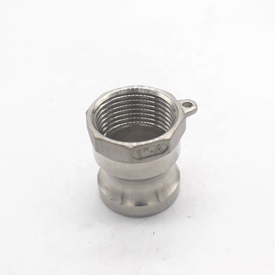 SS 304 316 Camlock Quick Connectors for Water Gas Oil NPT BSP 1/4"-4" Round Head Code