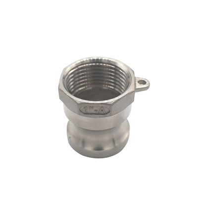 SS 304 316 Camlock Quick Connectors for Water Gas Oil NPT BSP 1/4"-4" Round Head Code