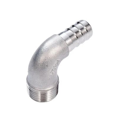 Stainless Steel 304 316 90 Degree Male Elbow Hose Barb 1/4''-4.0'' BSP Male x 16mm