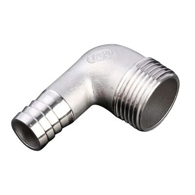Stainless Steel 304 316 90 Degree Male Elbow Hose Barb 1/4''-4.0'' BSP Male x 16mm