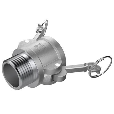 Customized SS304 316L Type B Camlock Quick Connectors for Water Gas Oil NPT BSP 1/4"-4