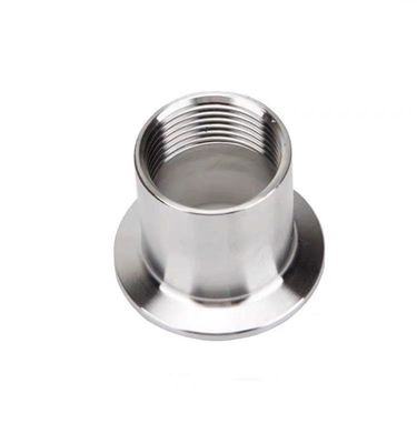 Tri Clamp Npt Bsp Pipe Fittings Male Thread Adapter/Coupling with Round Head Code SS304