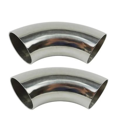 OEM Supported Stainless Steel 304 316 Curves Weld Pipe Elbow 90 180 Degree Bends 3A DIN