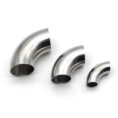 OEM Supported Stainless Steel 304 316 Curves Weld Pipe Elbow 90 180 Degree Bends 3A DIN