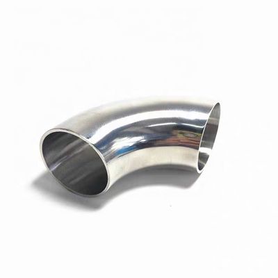 OEM Supported Stainless Steel 304 316 Curves Weld Pipe Elbow 90 180 Degree Bends 3A DIN