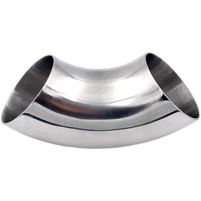 OEM Supported Stainless Steel 304 316 Curves Weld Pipe Elbow 90 180 Degree Bends 3A DIN