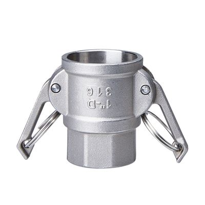 Customized SS 304 316 D type Camlock Quick Connectors for Water Gas Oil NPT BSP 1/4"-4