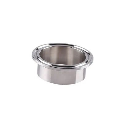 Stainless Steel 304 316 SMS Tri Clover Ferrule/Nipple Silver Clamp Connection Design