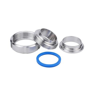 Welding Union Pipe Fitting for General in Sanitary Grade Stainless Steel 304/316 3A SMS